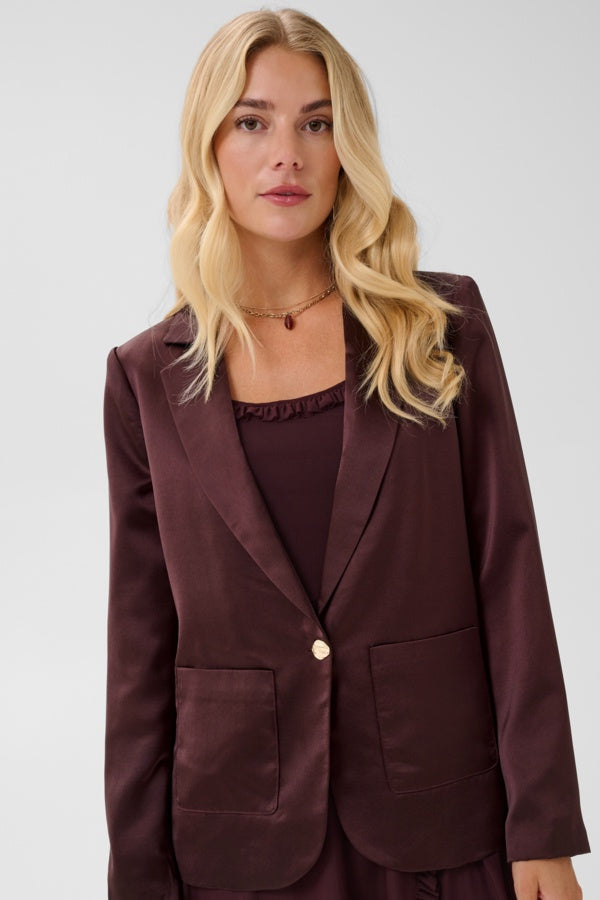 Veston CR-Cocamia Sateen Blazer