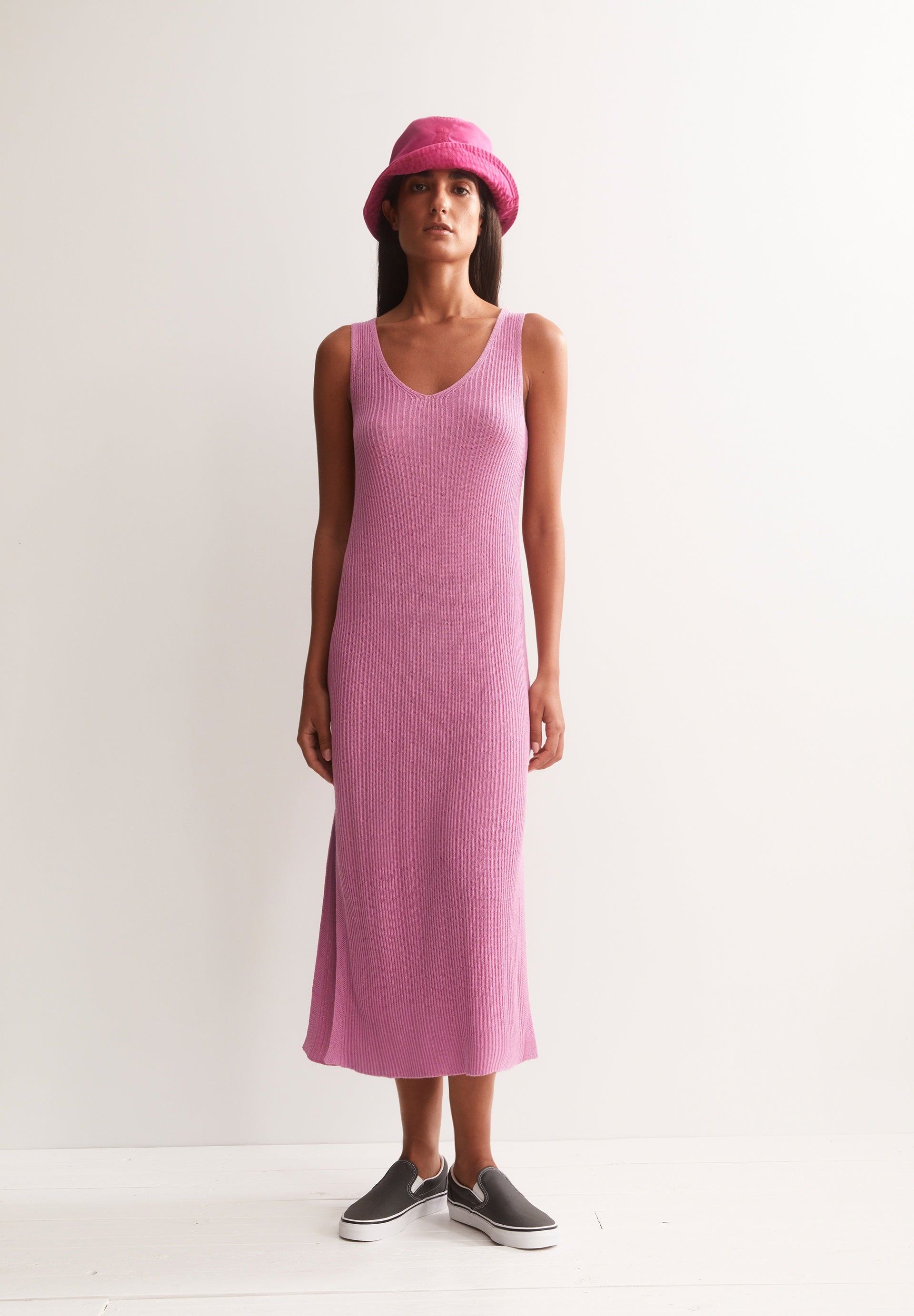Robe AAngel Linen Blend Knit Dress