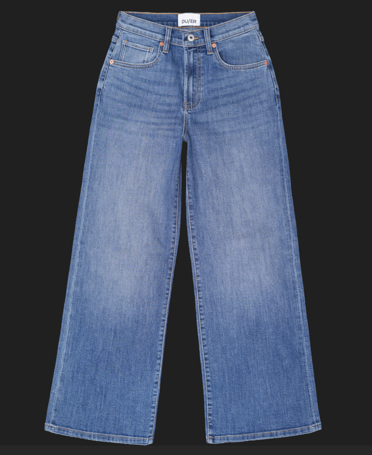 Jeans Du/er Perfo High Rise Wide Leg L32