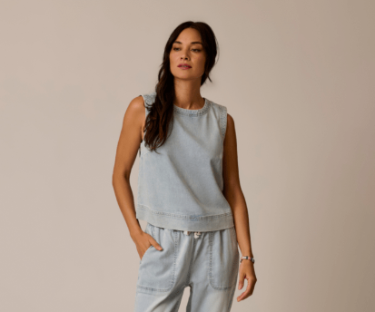 Haut Carve Susie Denim Tank