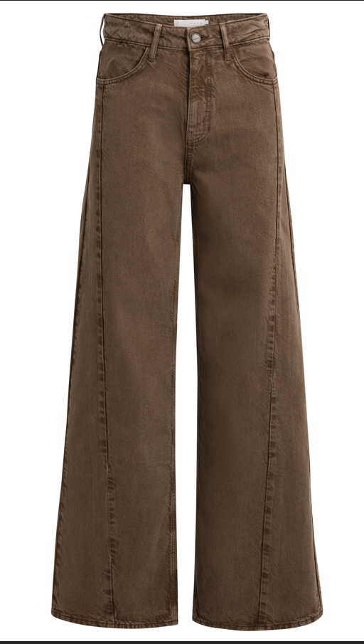 Pantalon Yaya HWaist Wide Leg Denim