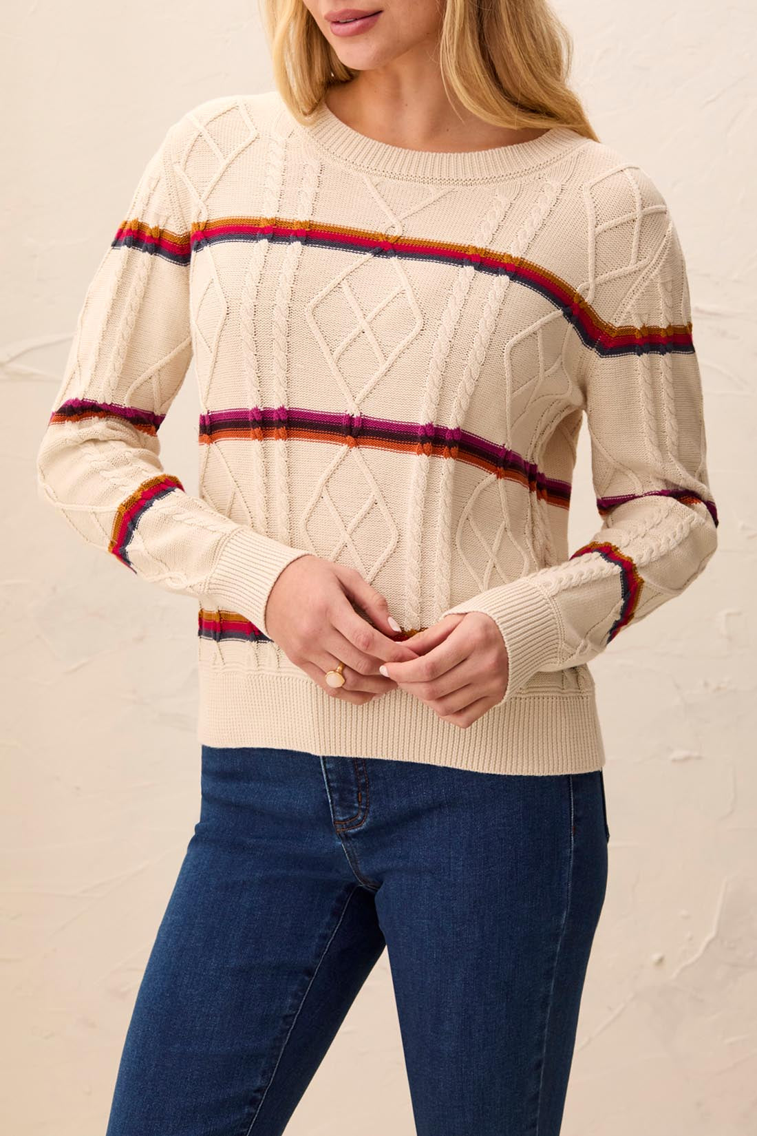 Tricot Tribal L/S Crew