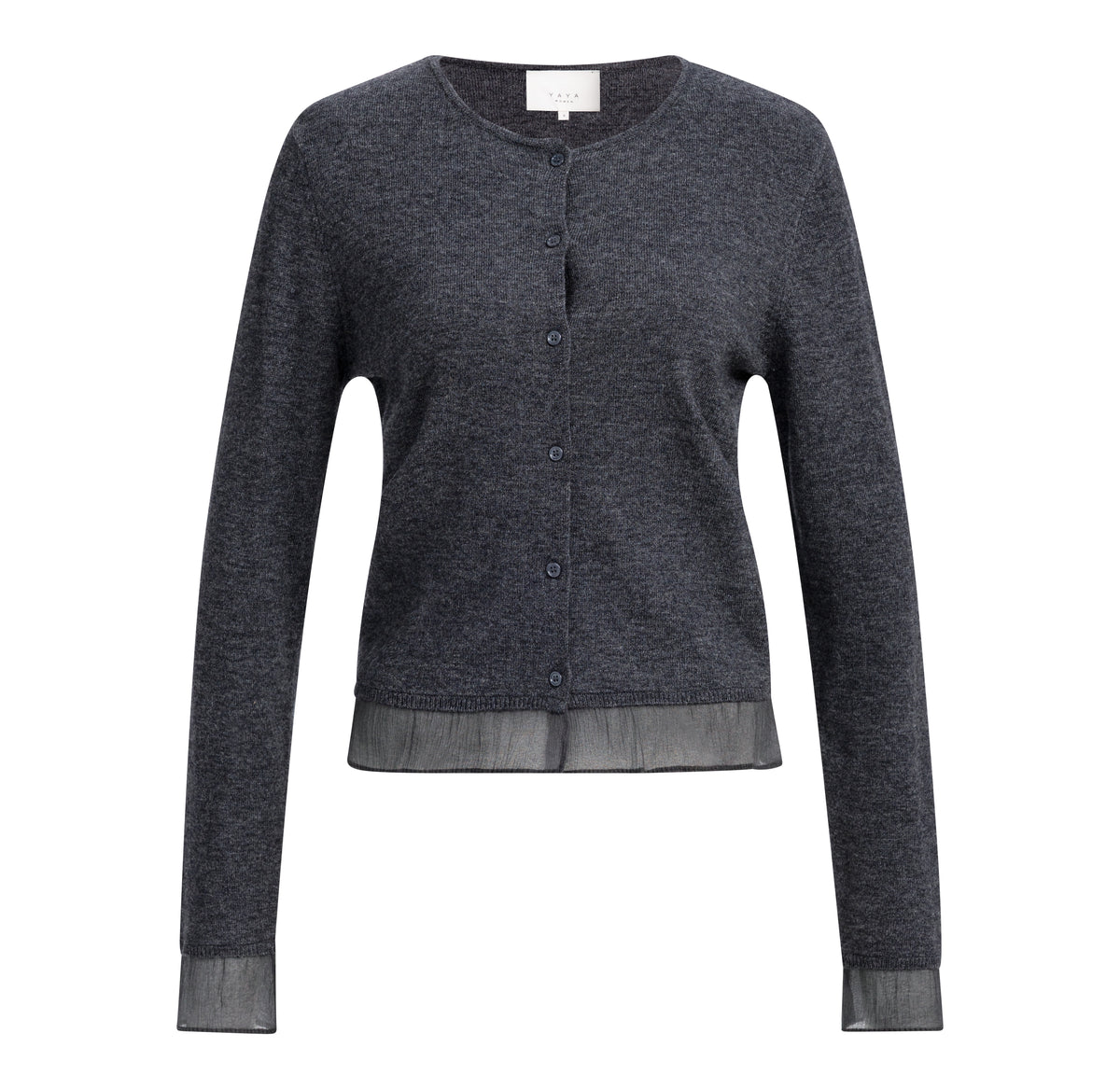 Cardigan Yaya w/ Woven Detail