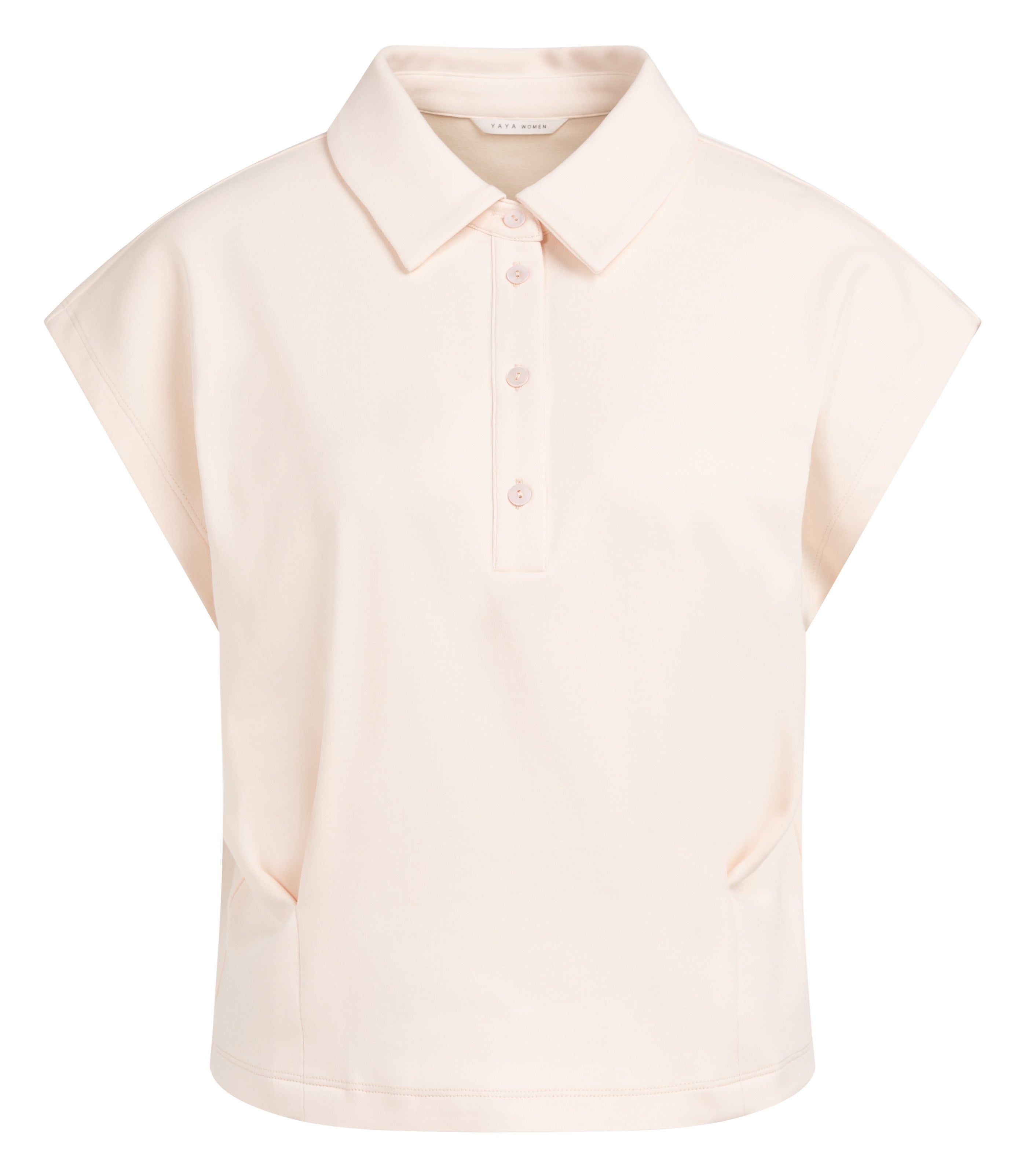 Blouse Yaya S/S Jersey Blouse W/ Darts