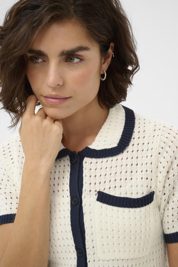 Cardigan KA-Brianna Knit avec Collet
