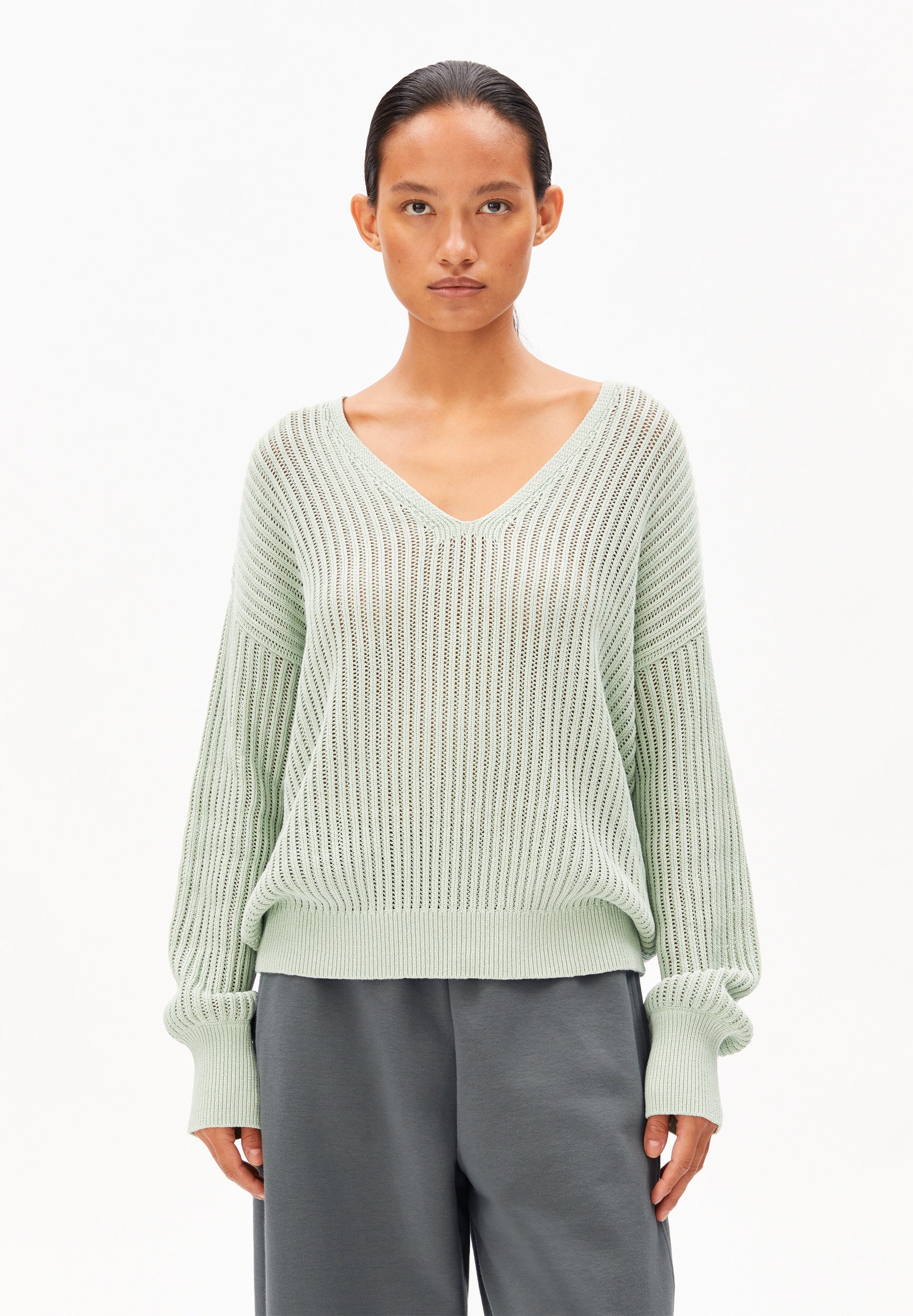Sweatshirt AAngel Linen Blend Knit Sweater