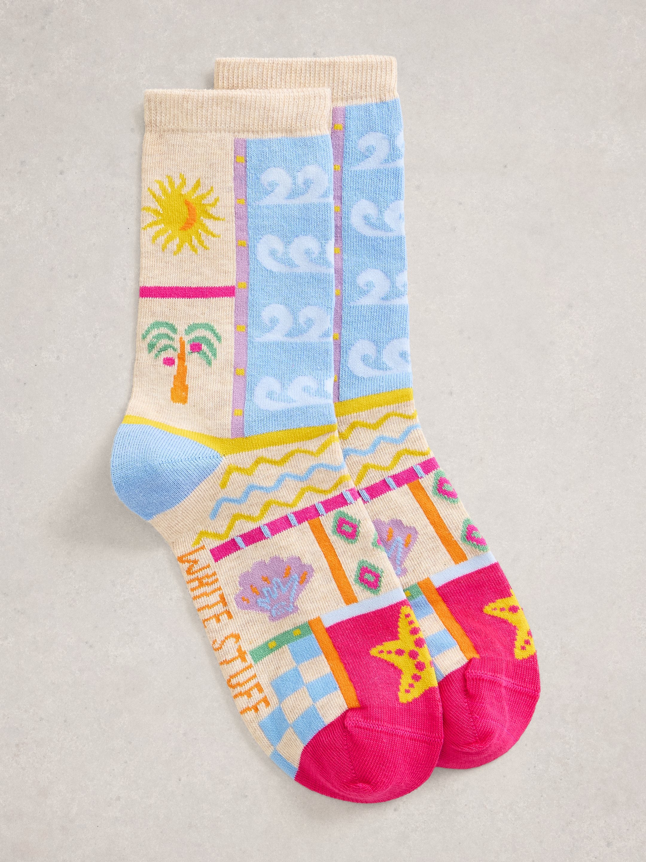Bas WS Summer Print Ankle Sock