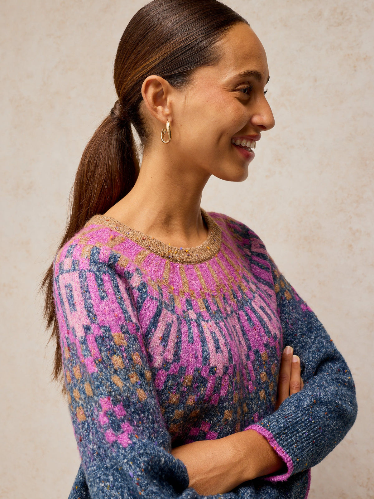 Tricot WS-Talia Fairisle Jumper