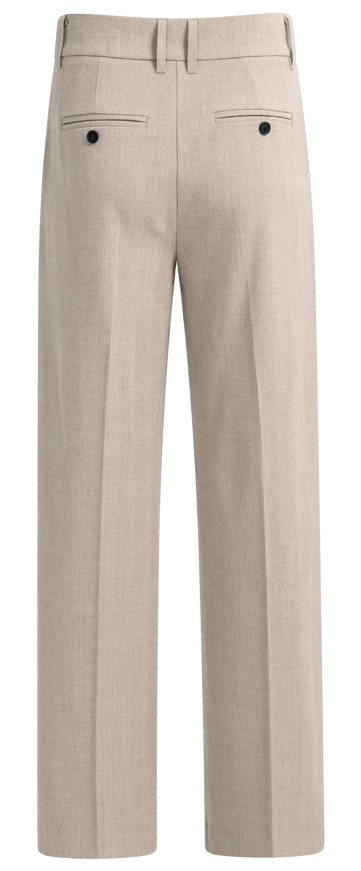Pantalon Yaya avec Plis Wide Leg Trousers