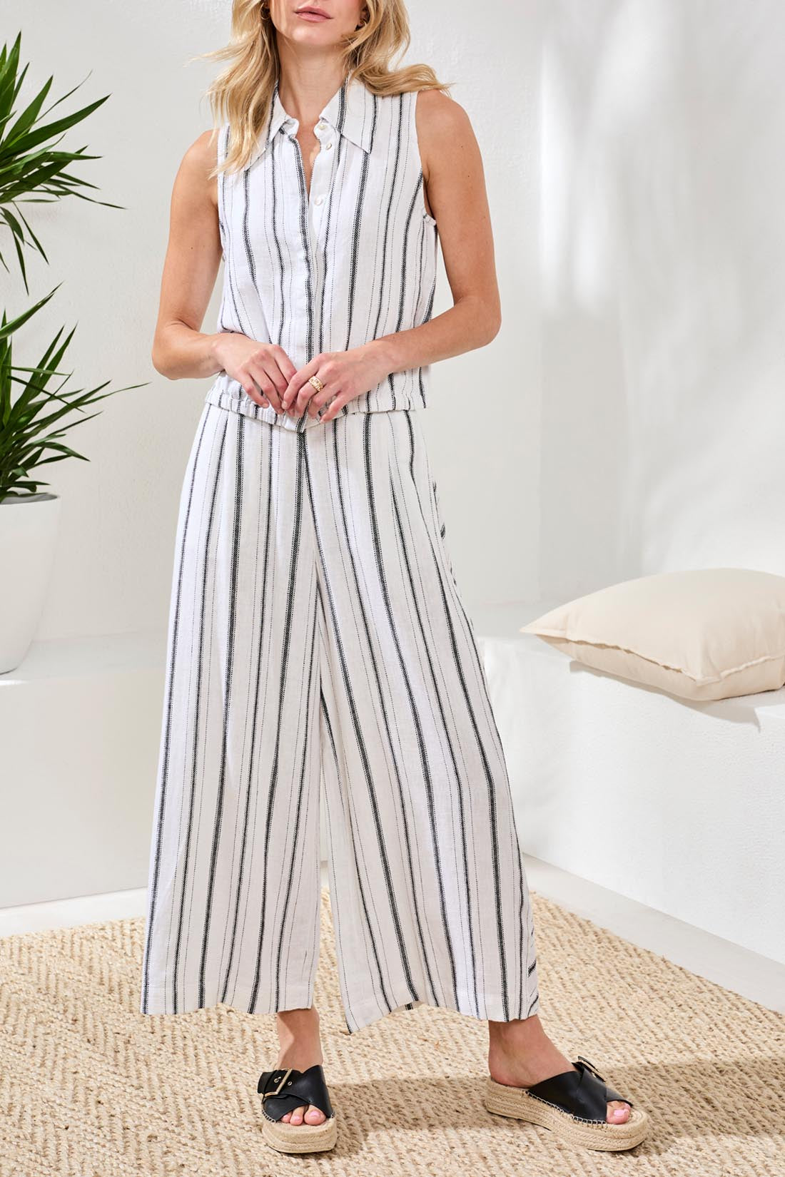 Pantalon Tribal Crop Pull On